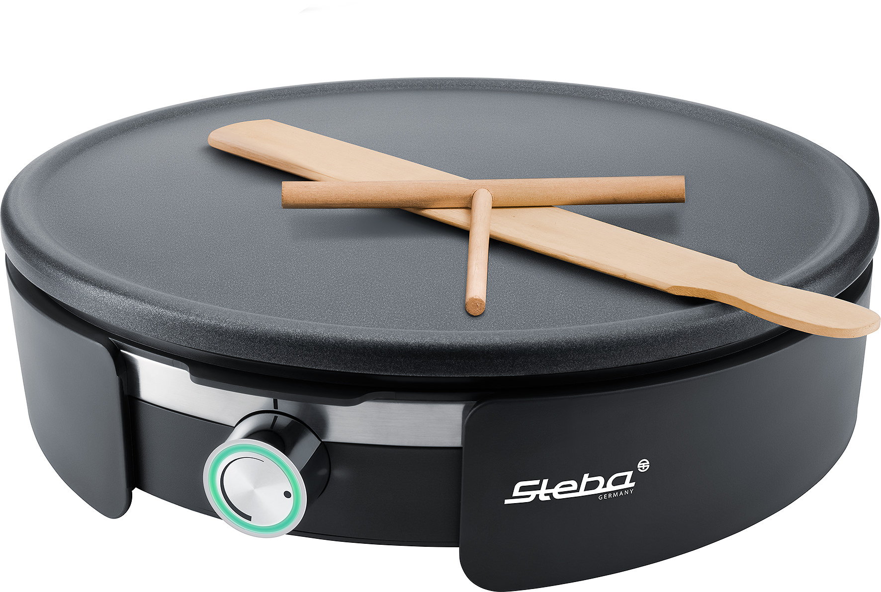 Steba Crepe Maker XXL 35 cm Stål/Sort Steba Crepe Maker XXL 35 cm Stål/Sort